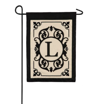 Evergreen Garden Flag - Cambridge Monogram