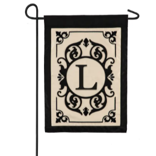 Evergreen Garden Flag - Cambridge Monogram