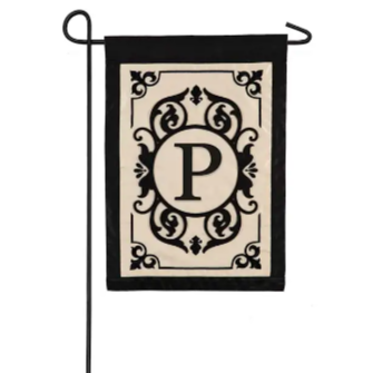 Evergreen Garden Flag - Cambridge Monogram