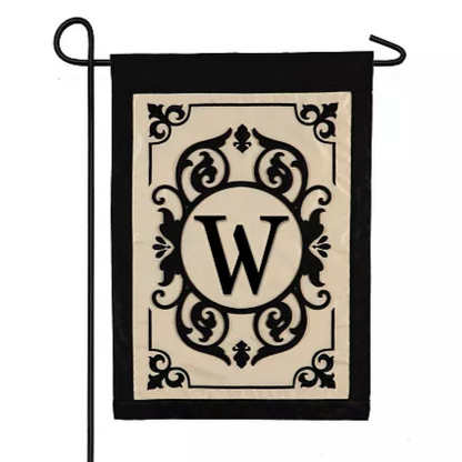 Evergreen Garden Flag - Cambridge Monogram