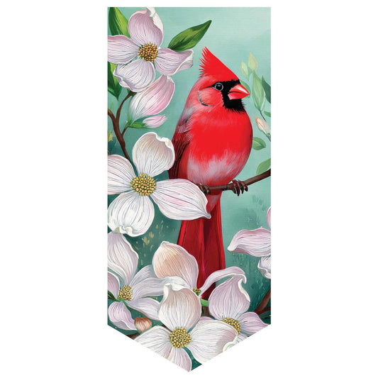 Cardinal & Dogwood Banner Flag