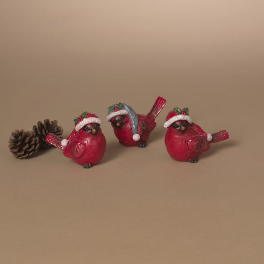 Cardinals in Santa Hats