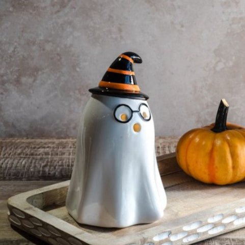 Ceramic Ghosts with Glasses