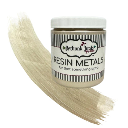 Rethunk Junk Resin Paint in Metallic Champagne