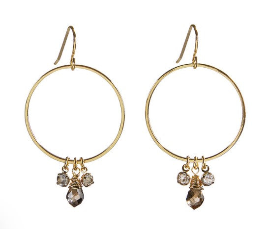 Dangle Hoop Earrings