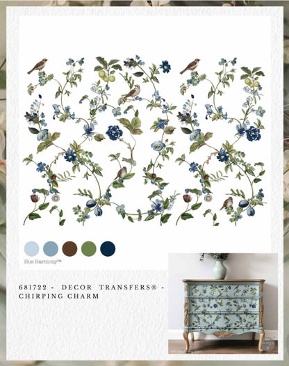 Decor Transfers - Chirping Charm
