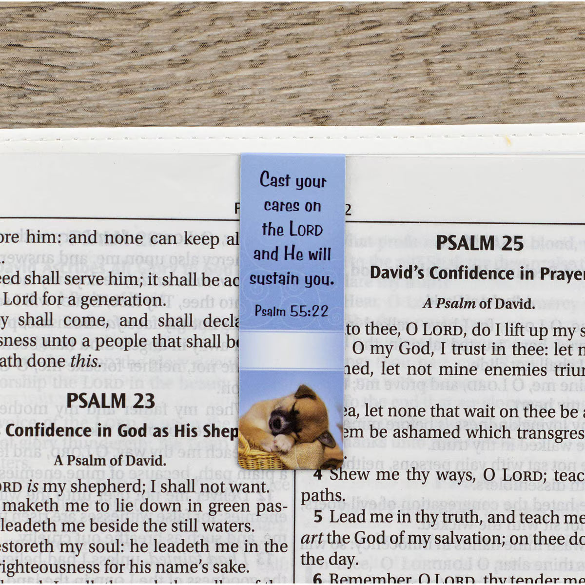 Be Still Magnetic Bookmark Set with Puppies - Psalm 46:10