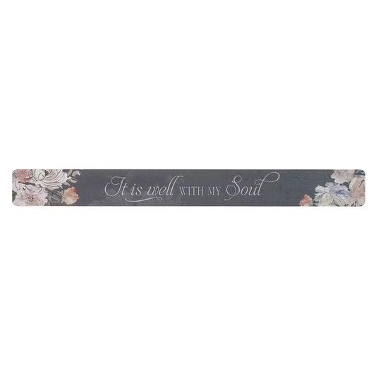 It is Well with My Soul Blue Magnetic Strip