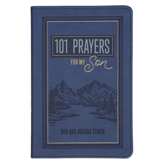 101 Prayers for My Son Blue Faux Leather Prayer Book