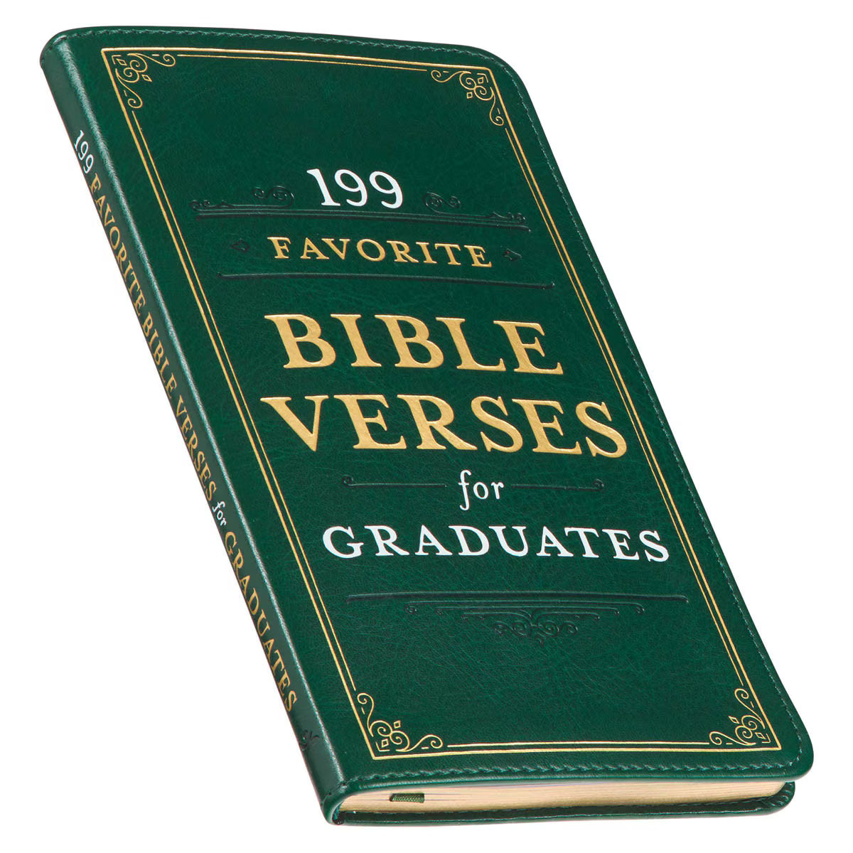 199 Favorite Bible Verses for Graduates Green Faux Leather Gift Book ...