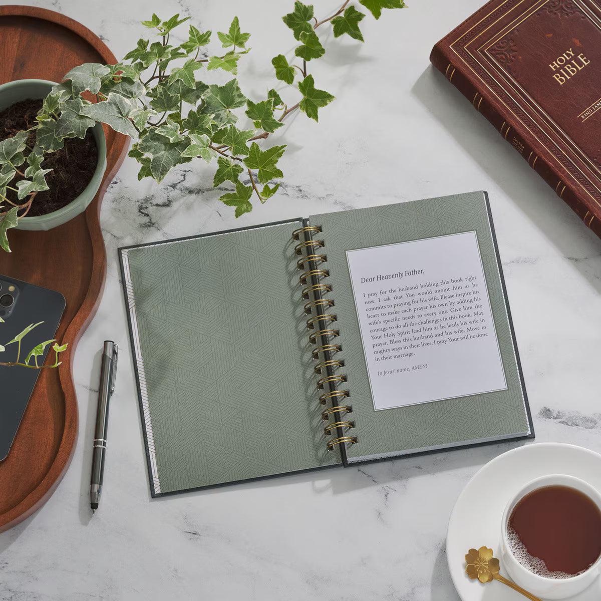 31 Prayers for My Wife Spiral Hardcover Prayer Journal