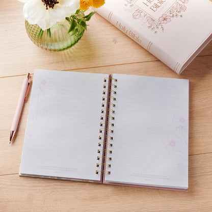 Always Be Joyful Floral Spiral Journal 1 Thessalonians 5:16