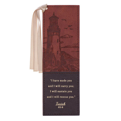 I Have Made You Two-Tone Brown Bookmark Isaiah 46:4