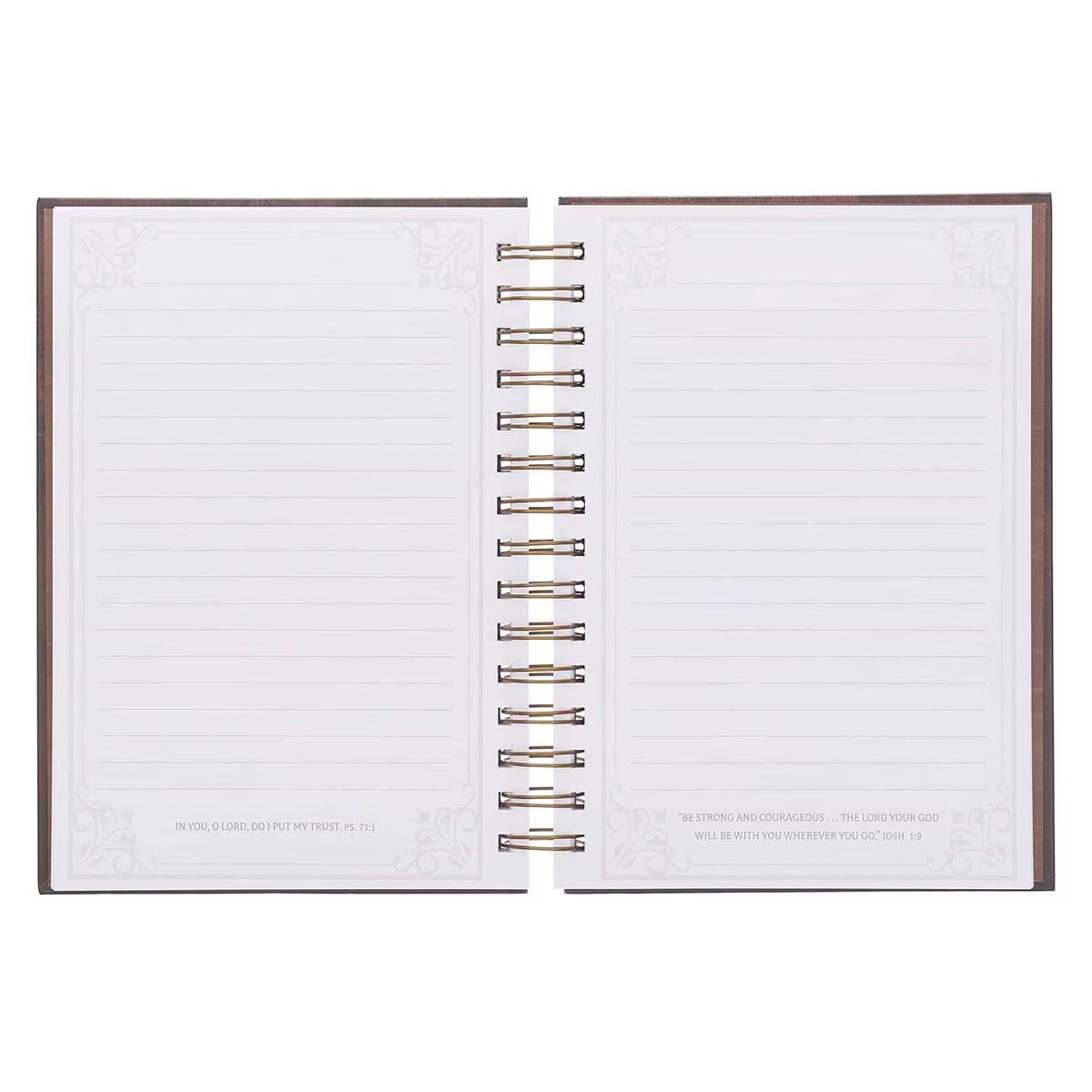 Man of God Large Spiral Journal Brown 1 Timothy 6:11