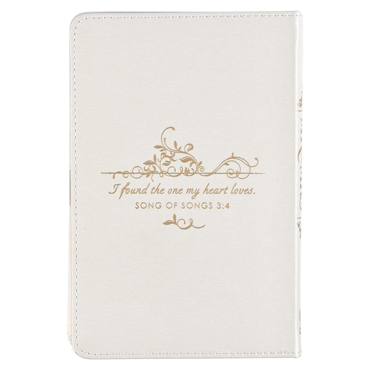 Mr and Mrs 366 Devotions for Couples White Faux Leather Devotional