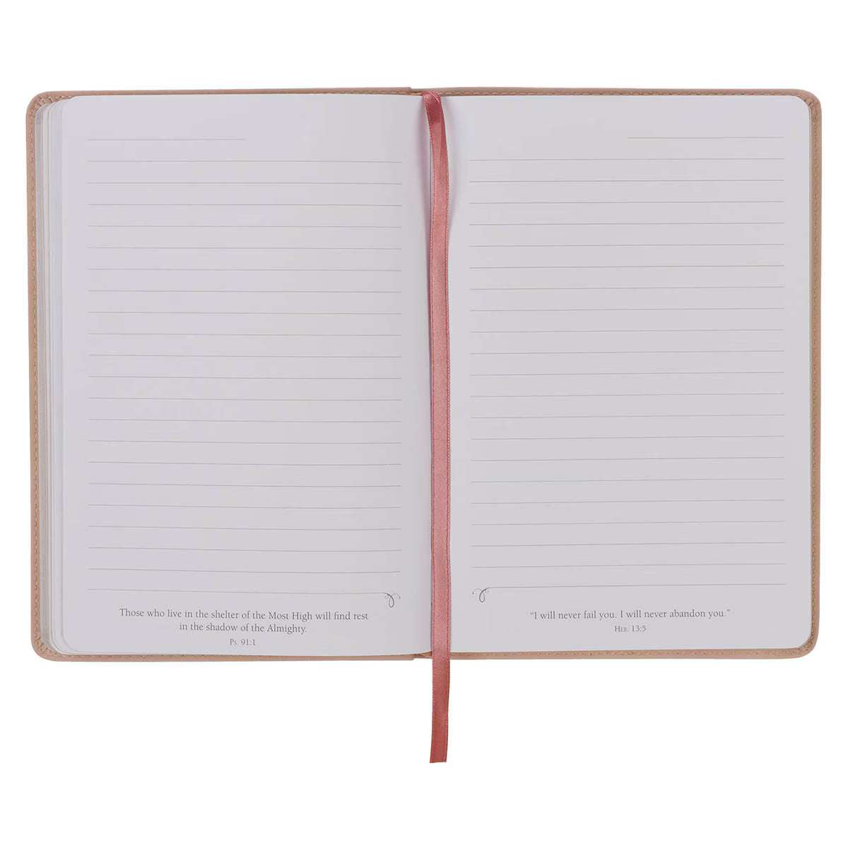 Trust Mottled Blush Faux Leather Classic Journal Proverbs 3:5