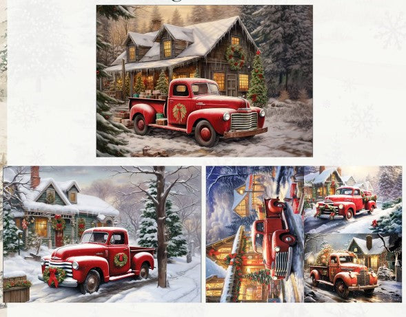 Decoupage Fiber Pack - Christmas Cargo