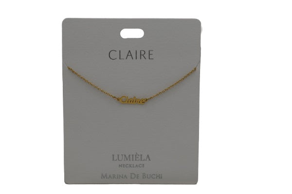 Mulberry Studios Personalized Name Necklaces - A through L