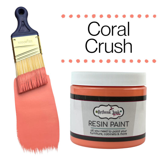Rethunk Junk Resin Paint in Coral Crush