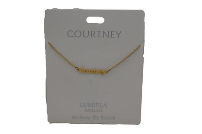 Mulberry Studios Personalized Name Necklaces - A through L