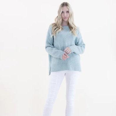 Mint Crew Neck Sweater