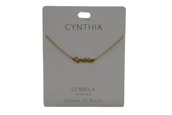 Mulberry Studios Personalized Name Necklaces - A through L
