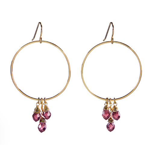 Dangle Hoop Earrings