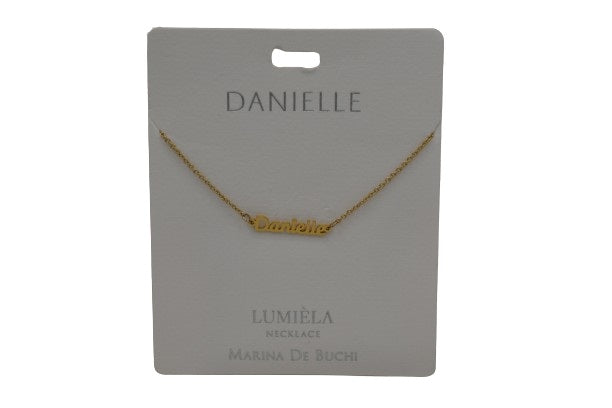 Mulberry Studios Personalized Name Necklaces - A through L