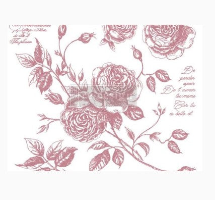 Clearly Aligned Decor Stamps - Romance Roses