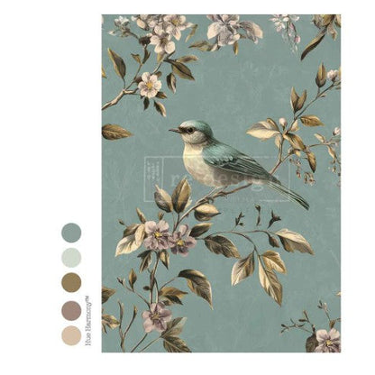 Decoupage Fiber - Blue Song