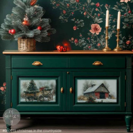 Decoupage Fiber Pack - Christmas in the Countryside