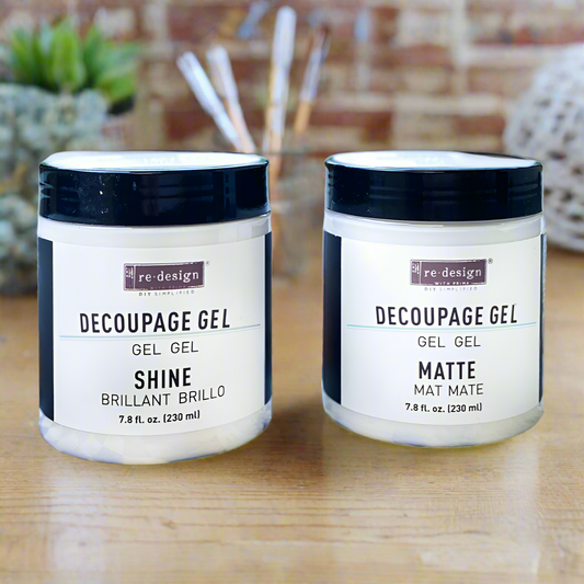 Decoupage Gel - Matte or Shine Finish