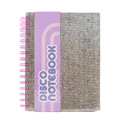 Disco Notebook & Spinning Disco Pen