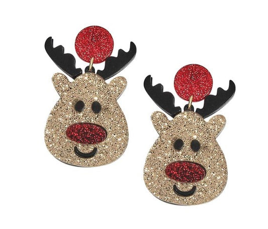 Acrylic Holiday Earrings