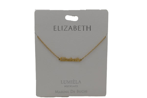 Mulberry Studios Personalized Name Necklaces - A through L