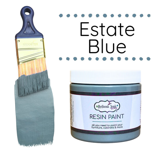 Rethunk Junk Resin Paint in Estate Blue