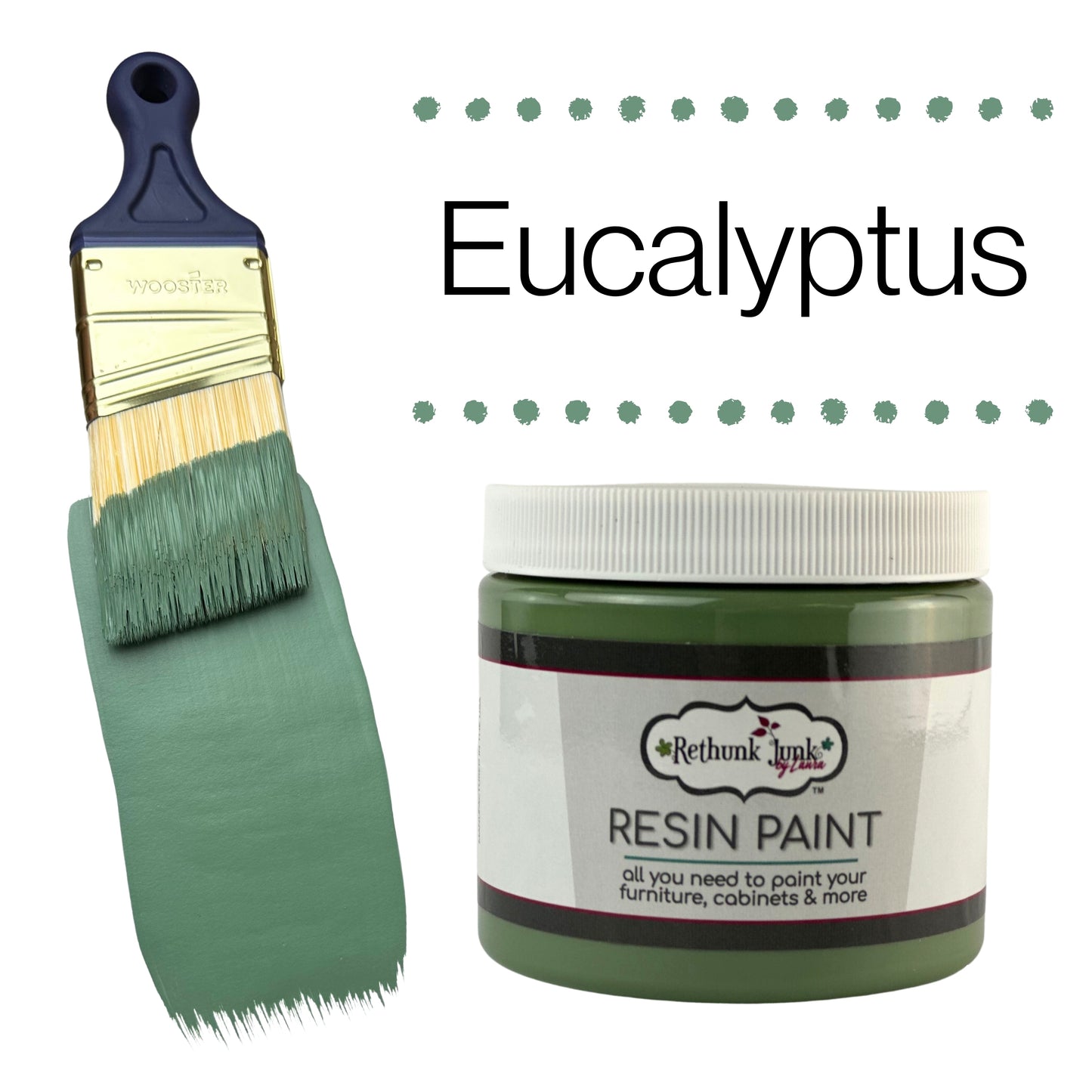 Rethunk Junk Resin Paint in Eucalyptus