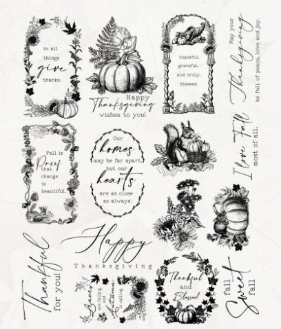 Decor Clear Stamp - Fall Sweet Fall