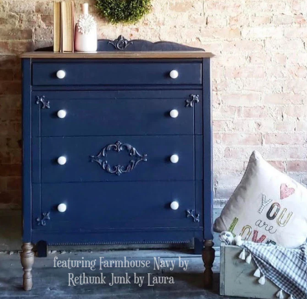Rethunk Junk Resin Paint in Farmhouse Navy