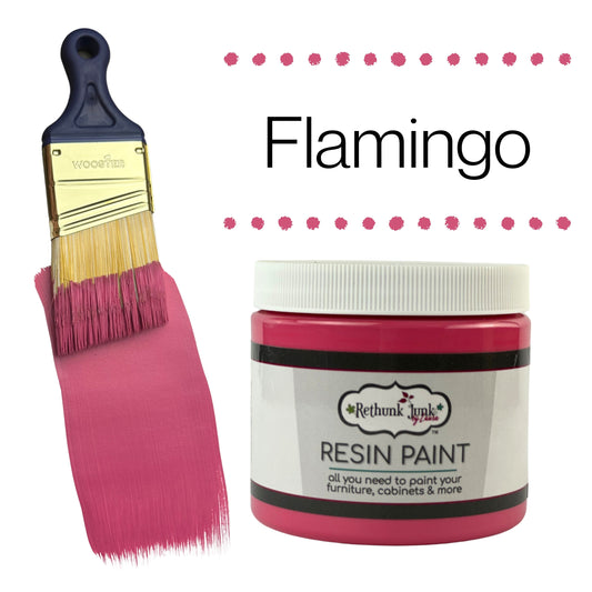 Rethunk Junk Resin Paint in Flamingo