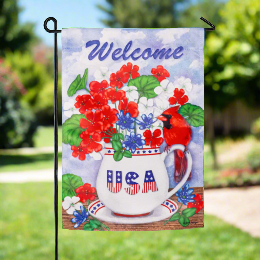 Evergreen Garden Flag - Summer & Patriotic