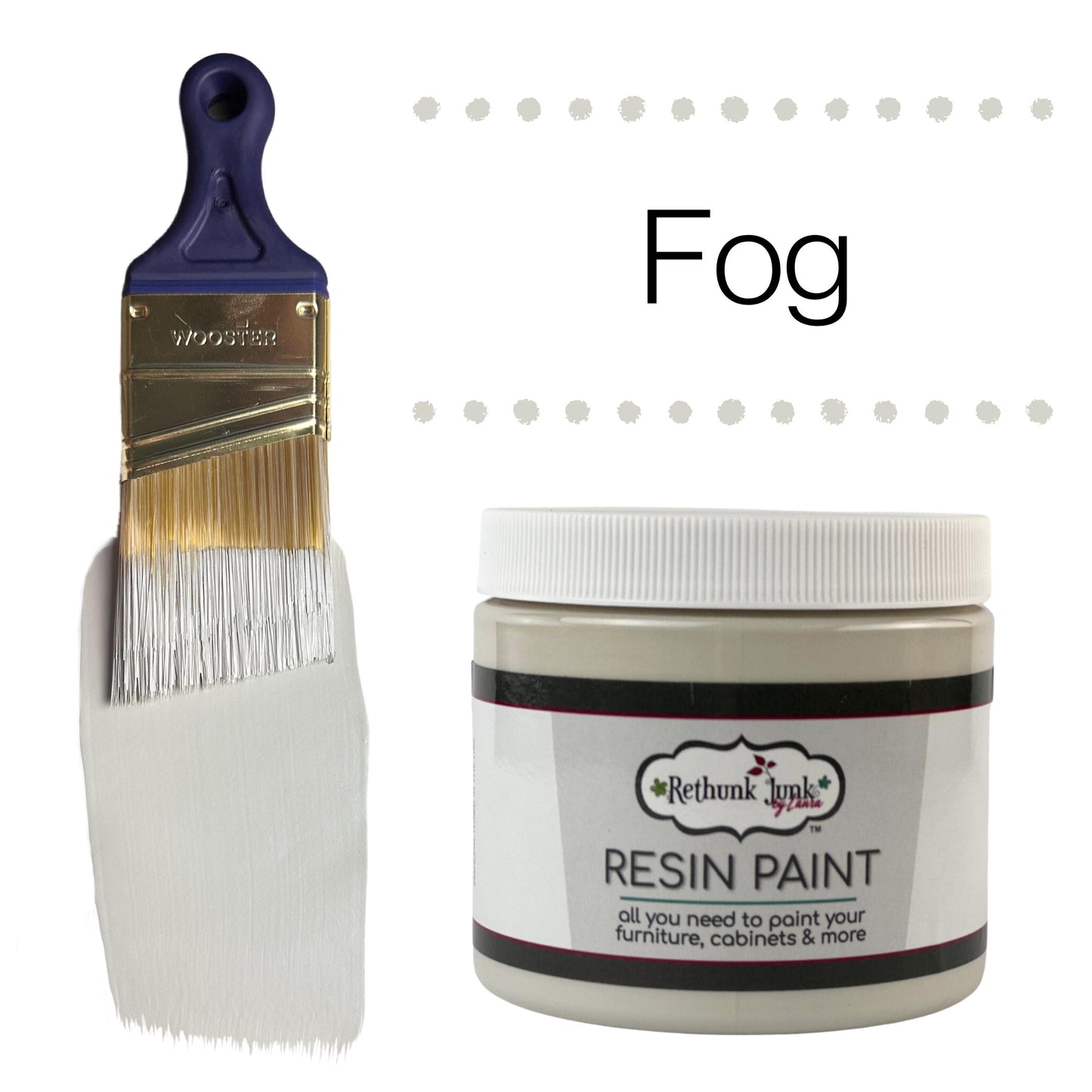 Rethunk Junk Resin Paint in Fog