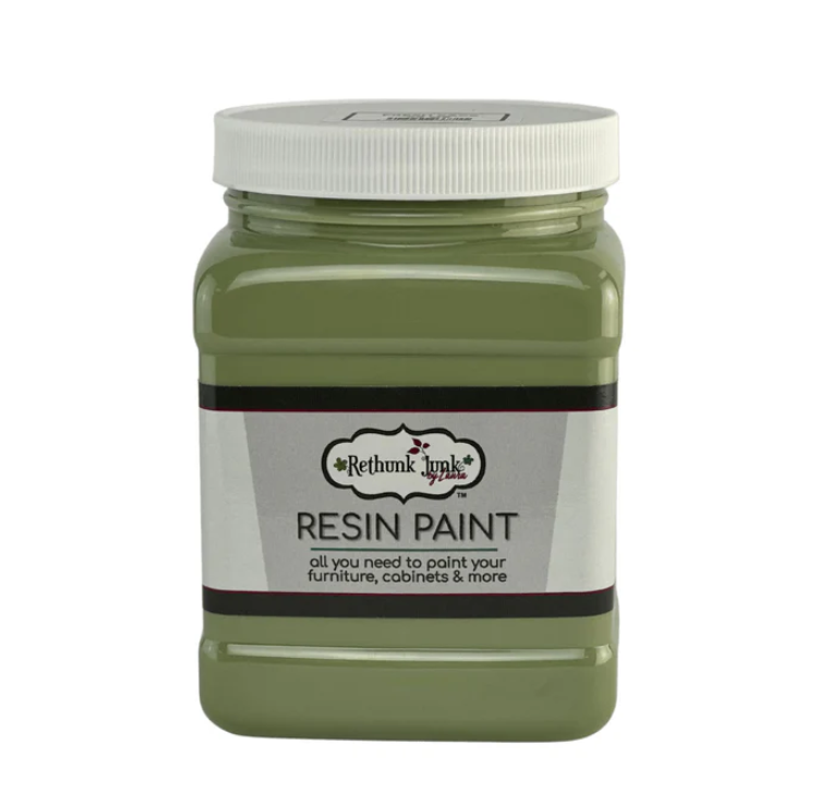 Rethunk Junk Resin Paint in Fresh Sage