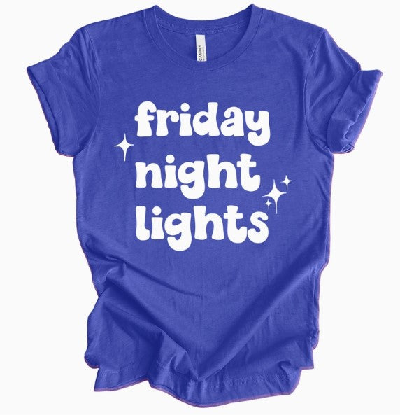 Friday Night Lights Shirt - Royal Blue