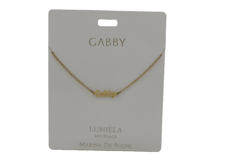 Mulberry Studios Personalized Name Necklaces - A through L