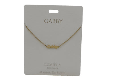 Mulberry Studios Personalized Name Necklaces - A through L
