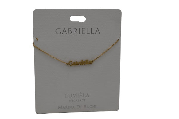 Mulberry Studios Personalized Name Necklaces - A through L
