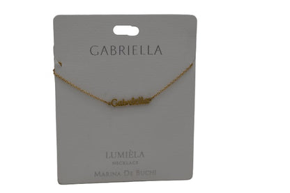 Mulberry Studios Personalized Name Necklaces - A through L