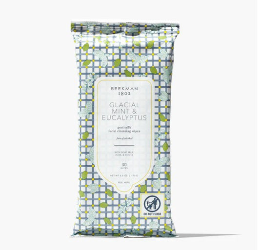 Beekman 1802 Glacial Mint & Eucalyptus Face Wipes