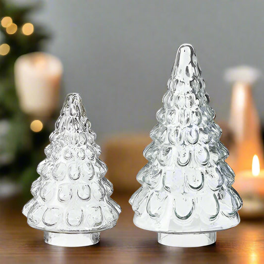 Glass Christmas Trees